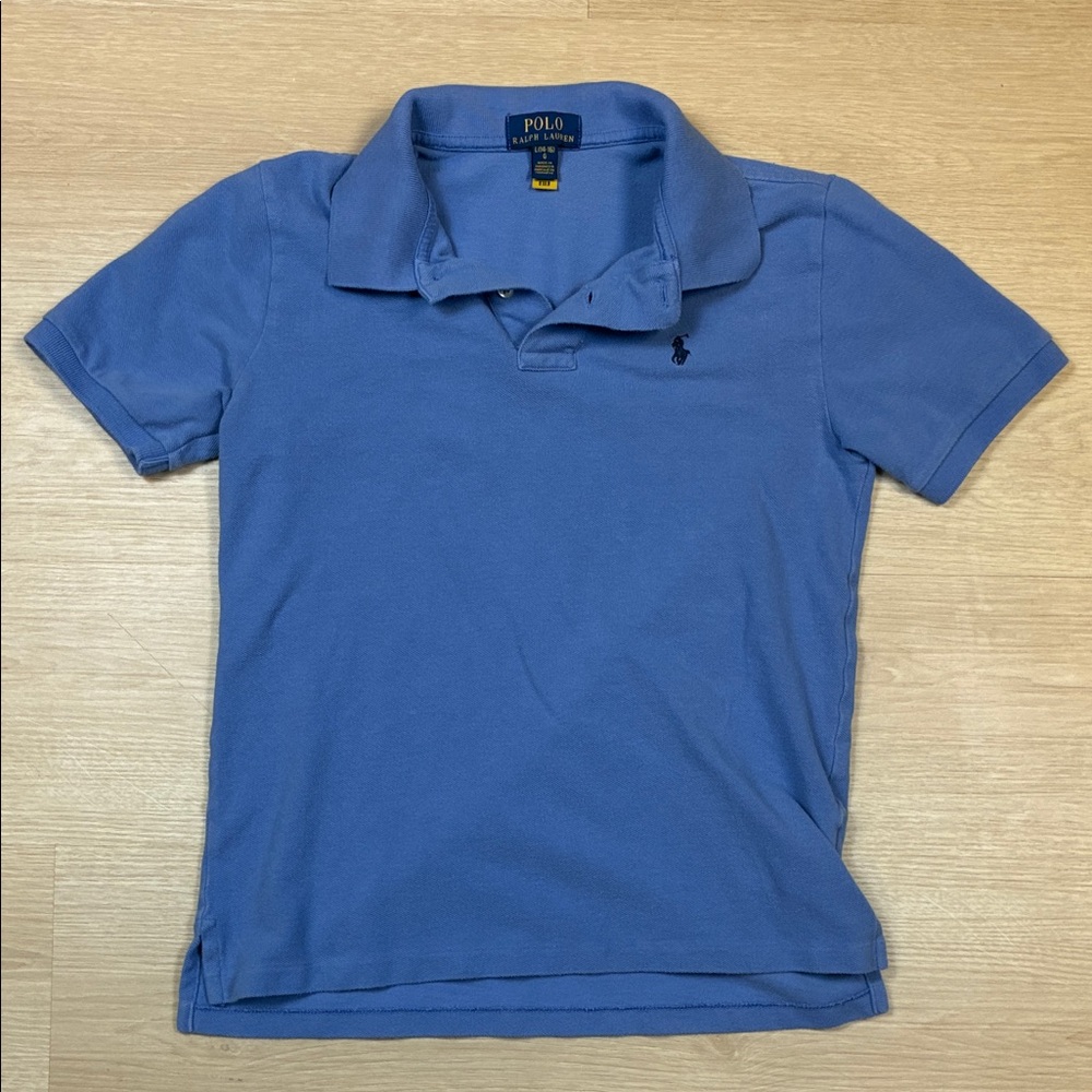 Polo Ralph Lauren Kids Classic Periwinkle Blue Polo Shirt L 14-16